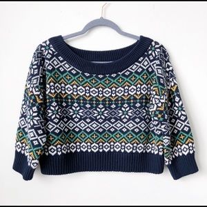 UO Crop Knit Sweater
